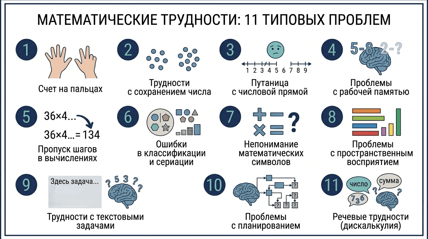 11 симптомов дискалькулии: как их распознать у школьника
